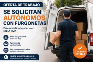 Se necesita repartidores