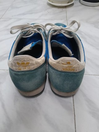 Zapatillas Adidas Azul y Blanco Talla 42