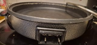 Cacerola Eléctrica Pizza Pan 34cm buen funcionamie