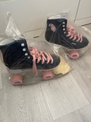 Patines Oxelo 4 Ruedas Niña/Mujer Azul Rosa