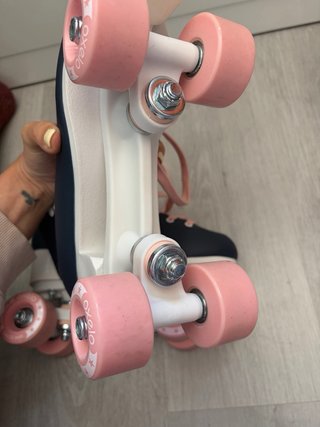 Patines Oxelo 4 Ruedas Niña/Mujer Azul Rosa