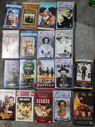 Lote 16 Películas VHS Clásicos y Modernas
