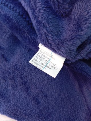 Pijama Invierno Hombre Azul y Gris