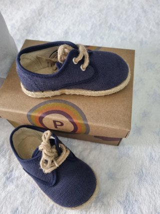 Zapatos niño azul marino