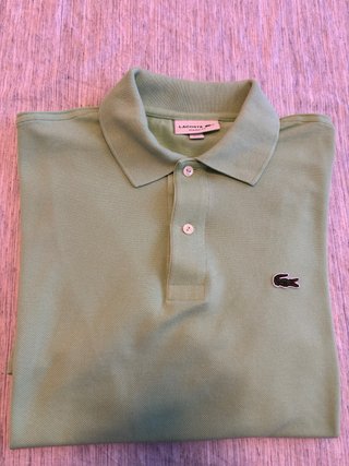 Polo Lacoste Verde Ácido Talla 5.