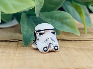 Charm Star Wars Casco Stormtrooper - Plata