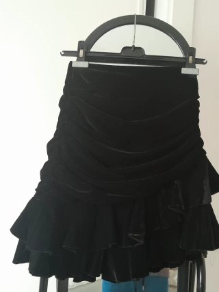 Falda Terciopelo Fiesta Talla XS