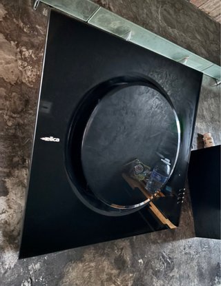 Campana extractora Elica negra diseño