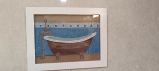 Cuadros Decorativos Baño: Lavabo y Bañera