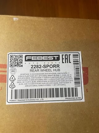 Cubo Rueda FEBEST 2282-SPORR Hyundai Kia