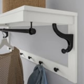 Perchero Hemnes Ikea con Estante