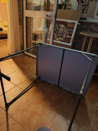 Mesa plegable playa aluminio