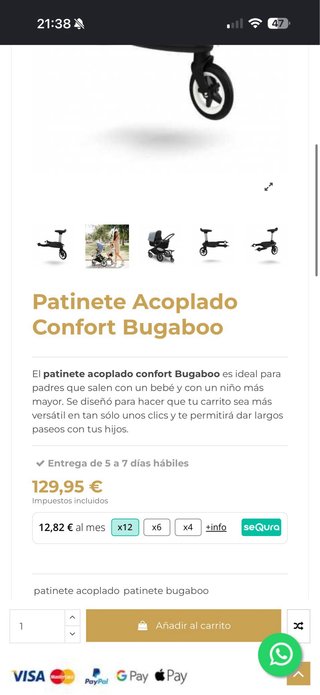 Bugaboo Dragonfly + Accesorios
