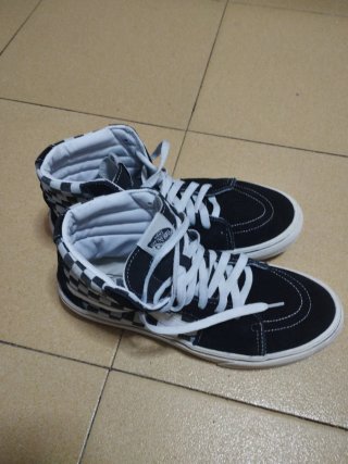 Botas Vans cuadros checkerboard talla 42