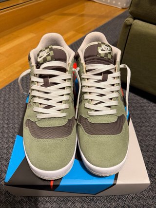 Zapatillas Nike Attack 43 Verde/Gris