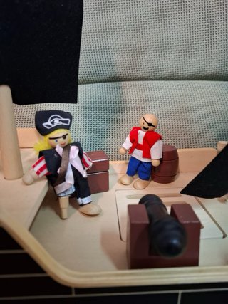 Barco Pirata de Madera