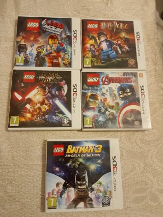 Set 5 Giochi Lego Nintendo 3DS