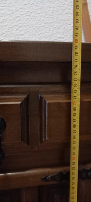 Mueble recibidor castellano madera