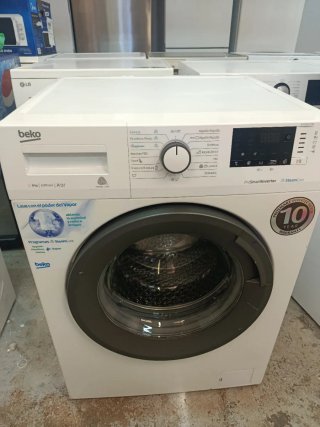 Lavadora Beko 8kg ProSmart Inverter SteamCure