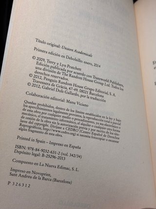 Novela El Atlético invisible de Terry Pratchett