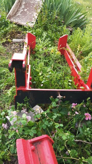 Pala fija para tractor y acople