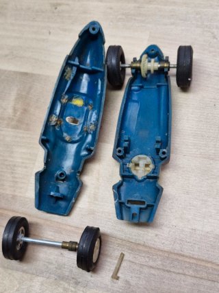Scalextric Cooper azul oscuro