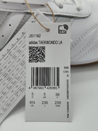 Scarpe Adidas Taekwondo Donna Tg 39 Bianco Argento