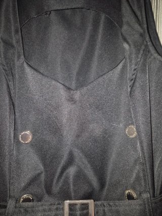 Vestido negro Morgan con cinturón