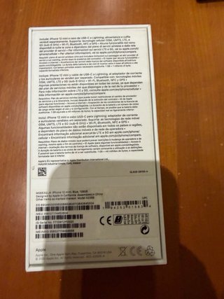 iPhone 12 mini Blu