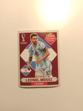 Cromo Lionel Messi Extra Sticker Panini