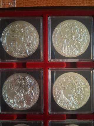 Colección 1 oz Plata Ruanda 2008-2024