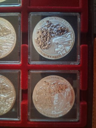 Colección 1 oz Plata Ruanda 2008-2024