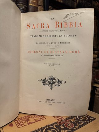Biblia Doré 1896 Treves 2 tomos completa Grabados