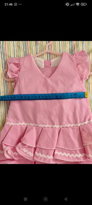Traje de gitana niña rosa  Bebé