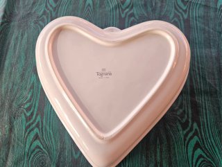 Stampo Tognana a di forma cuore in porcellana