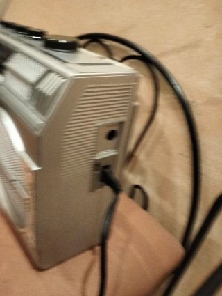 Radio Cassette Sharp GF-4500 Plata,