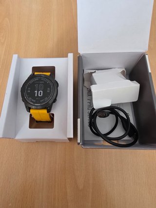 Garmin Fenix 7 Pro - Zafiro Solar Negro/Amarillo