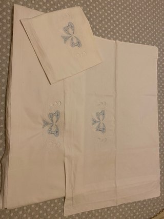Lenzuola cotone con federe