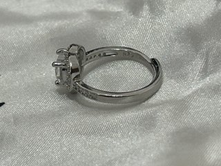 Anello Cuore Argento 925 Regolabile
