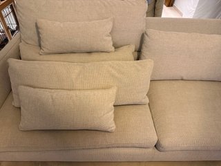 Sofá Moradillo 3 plazas tela beige