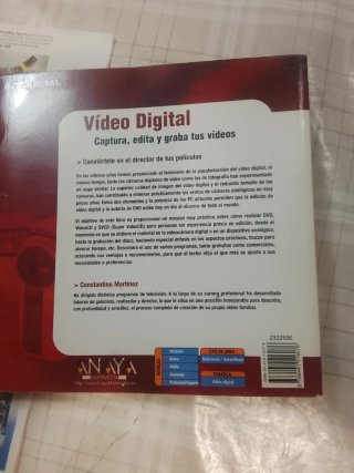 Libro Vídeo Digital: Captura, Edita y Graba