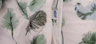 Juego de sábanas con estampado de pájaros
