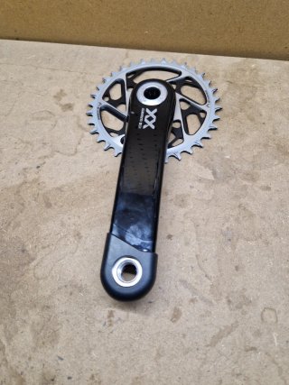 Pedaleiro SRAM XX SL com prato 34 ou 36 175mm