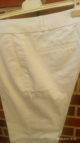 Pantalón Vestir Blanco Mujer Banana Republic