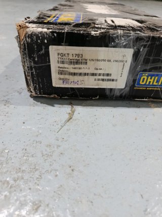 Suspensión Ohlins KTM cartuchos ttx y amortiguador