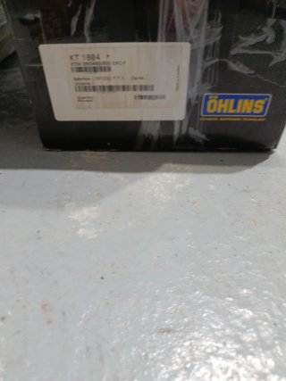 Suspensión Ohlins KTM cartuchos ttx y amortiguador