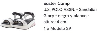 Sandalias U.S. POLO ASSN. Talla 39