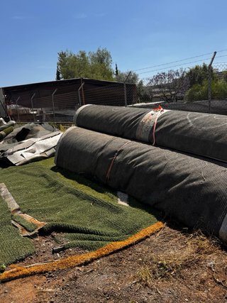 Césped artificial reciclado económico