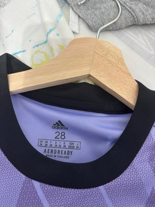 Camiseta Fútbol Real Madrid Adidas Morada Talla M