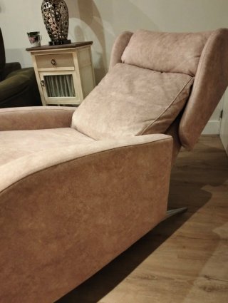 Butaca reclinable rosa